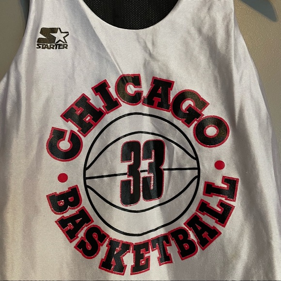 Vintage Bulls Starter Jersey #33 - Picture 5 of 7